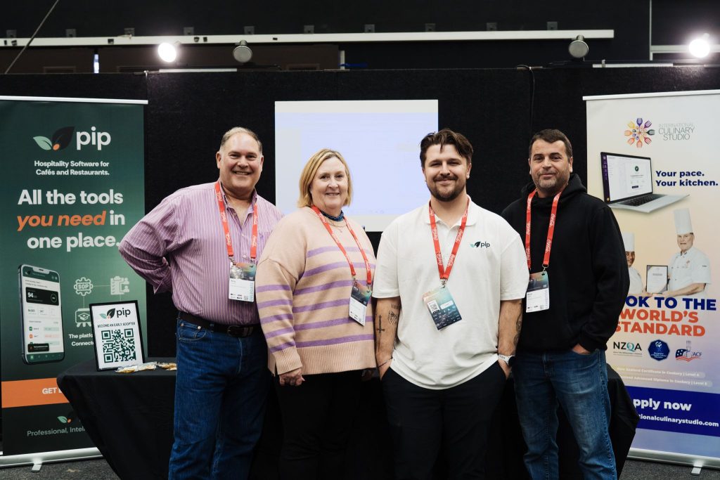 pip team members at hospitality nz event